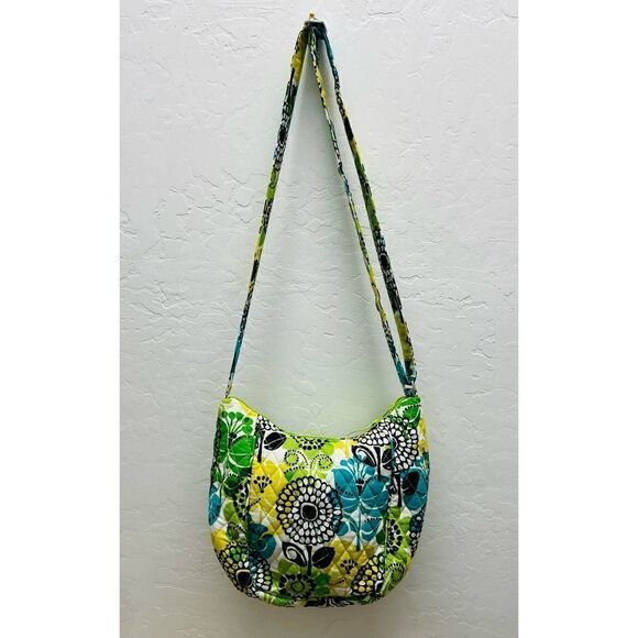 Vera Bradley Lime's Up Clare‎ Crossbody Bag - Picture 5 of 7
